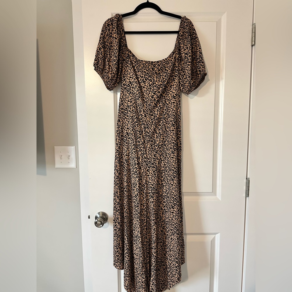 Cheetah print romper